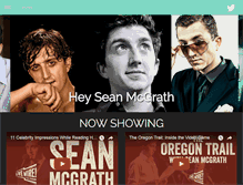 Tablet Screenshot of heyseanmcgrath.com